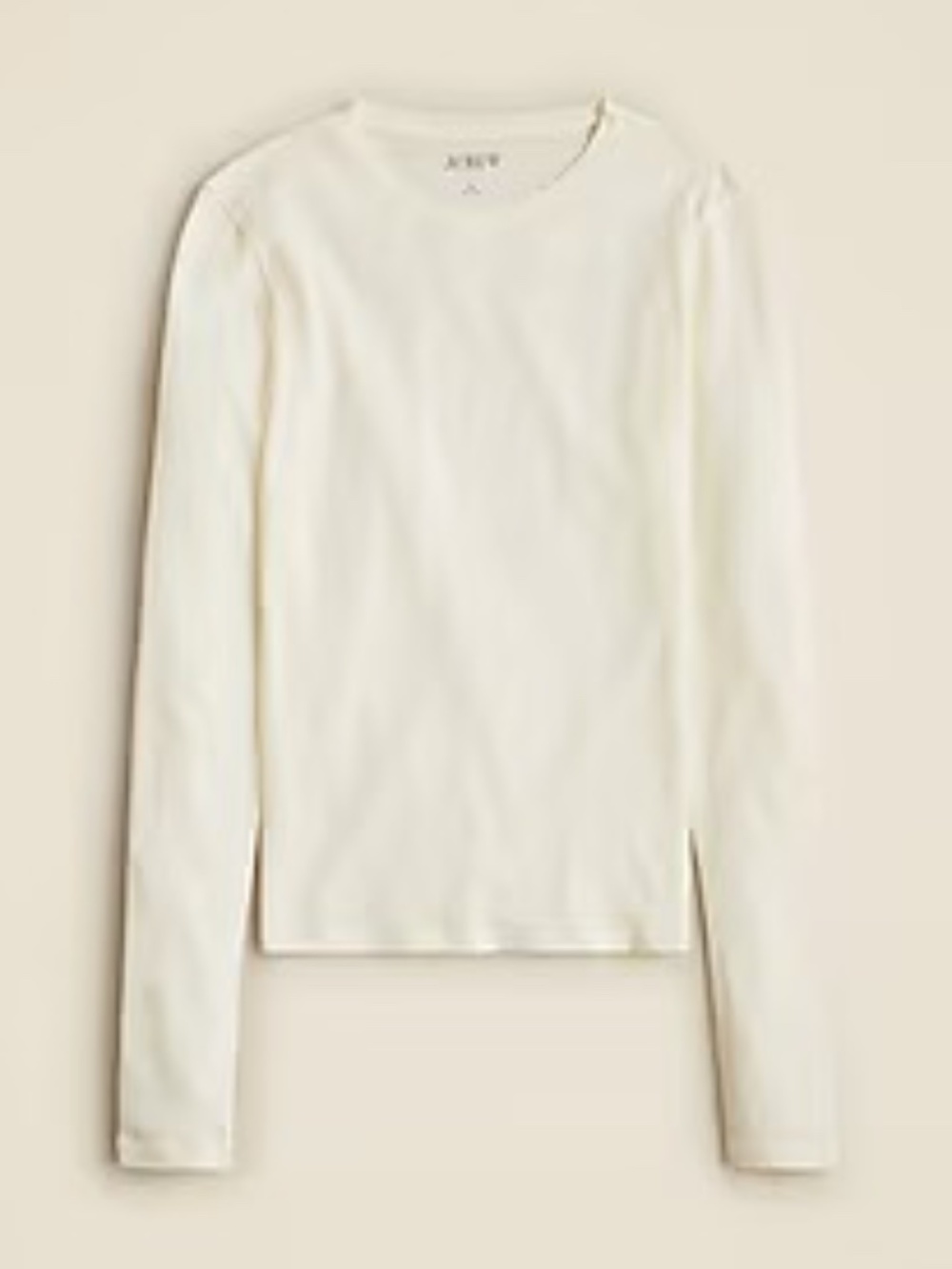 J. Crew Tissue Crepe T-Shirt Ivory NWT